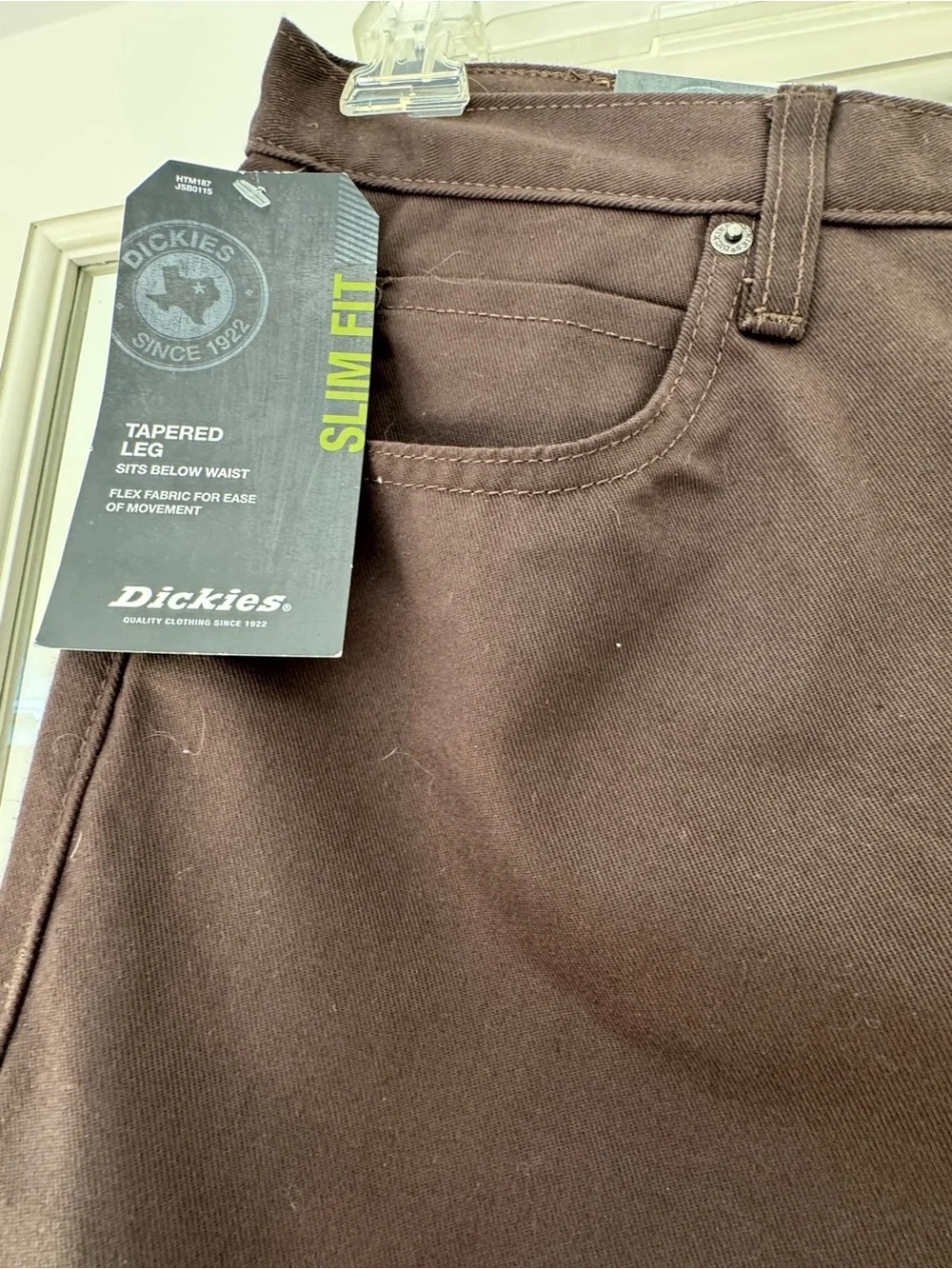 Dickies Slim Tapered Fit Pants Brown